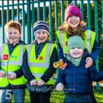Cousins enjoying the sunshine in Castletownbere, Mike, Ollie and Emma Fenton and Aindrías O Sullivan