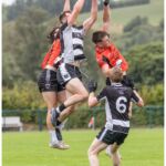 Up for the ball Towns Fintan Fenner and Kiskeams Aidran O Carroll
At the round 2 of the McCarthy Insurance Premier Intermediate Football Championship
Picture: Anne Marie Cronin Photography
